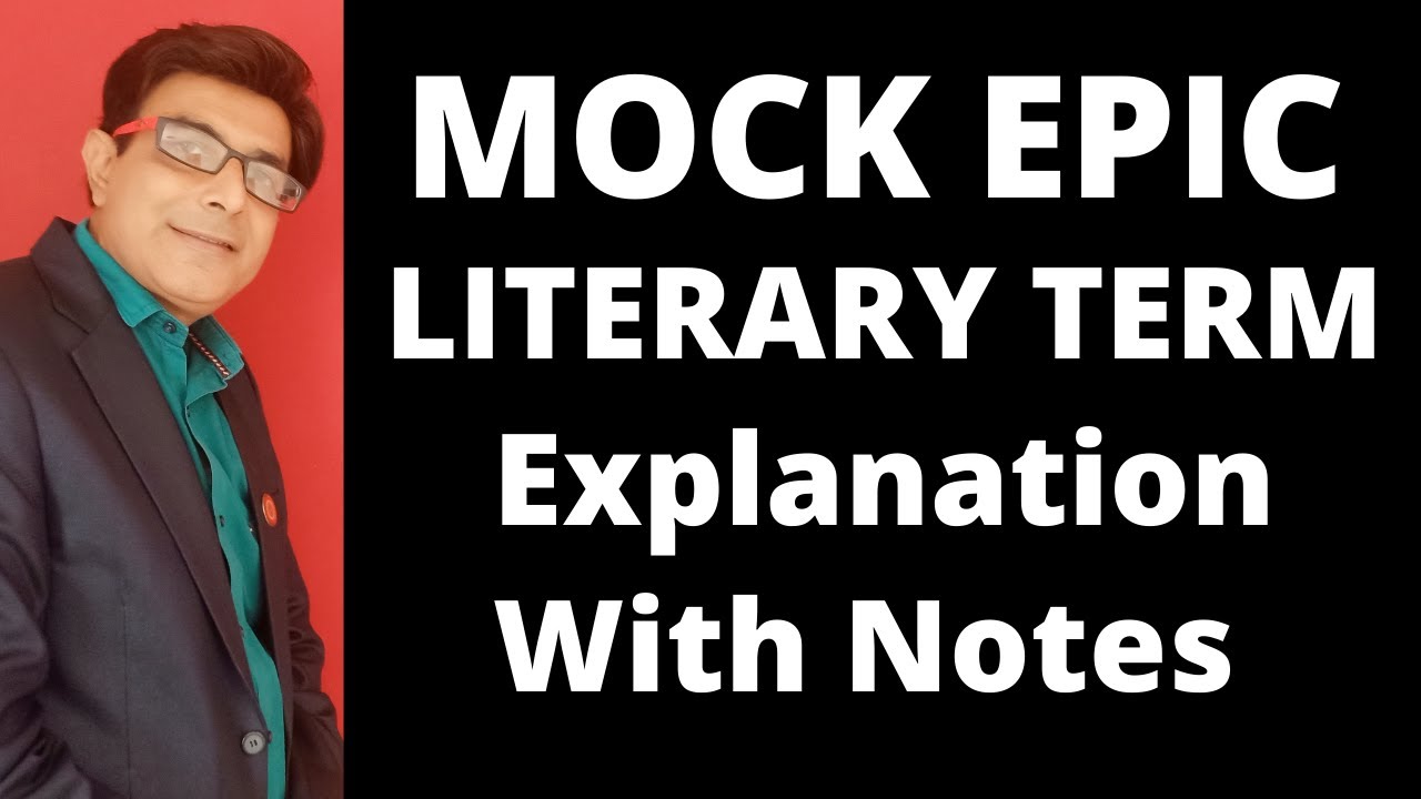Mock Heroic Epic in English Literature I What is Mock Heroic Epic I Literary Terms I Forms of Poetry
