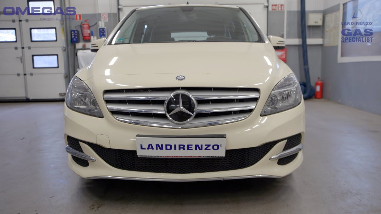 Montaż LPG: Mercedes B200 NaturalGas 2.0T 156KM (115kW) Landirenzo Omegas Direct.