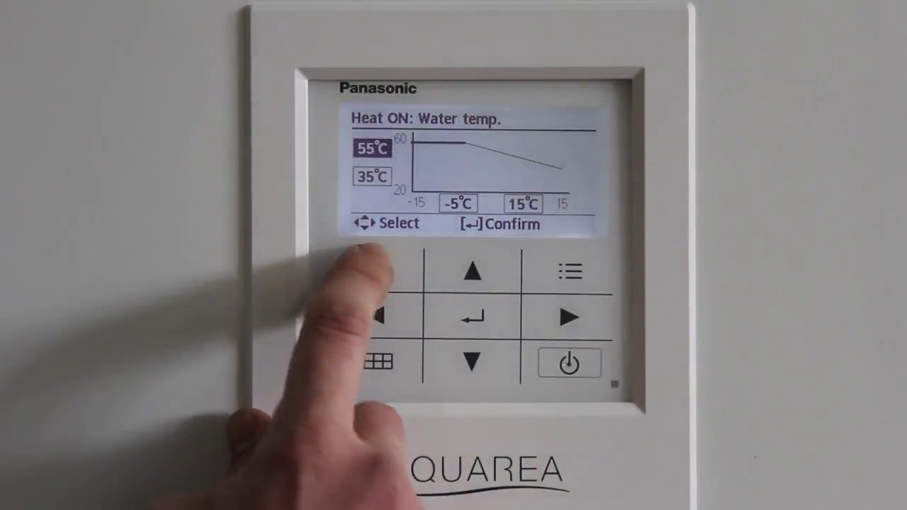 Настройка теплового насоса Panasonic AQUAREA На сайте Теплота