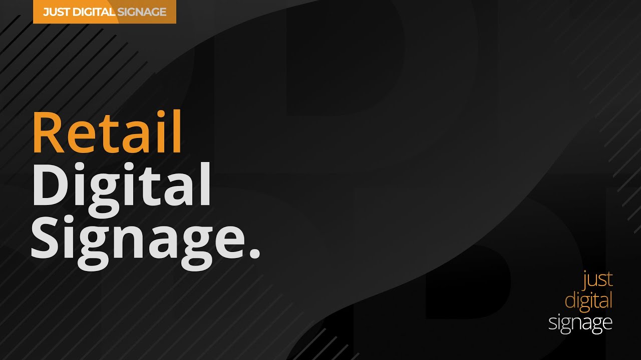 JDS - Retail Digital Signage showcase