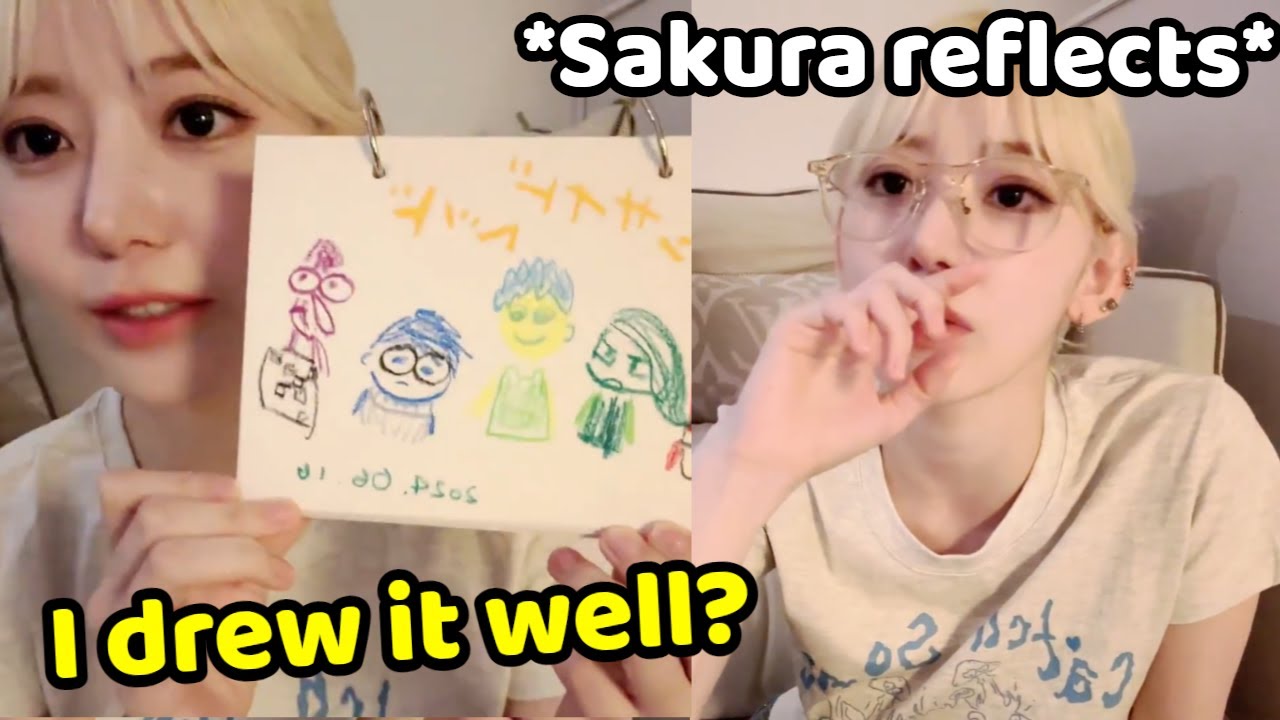 Sakura being a philosopher for 2 minutes. | sakura weverse live
