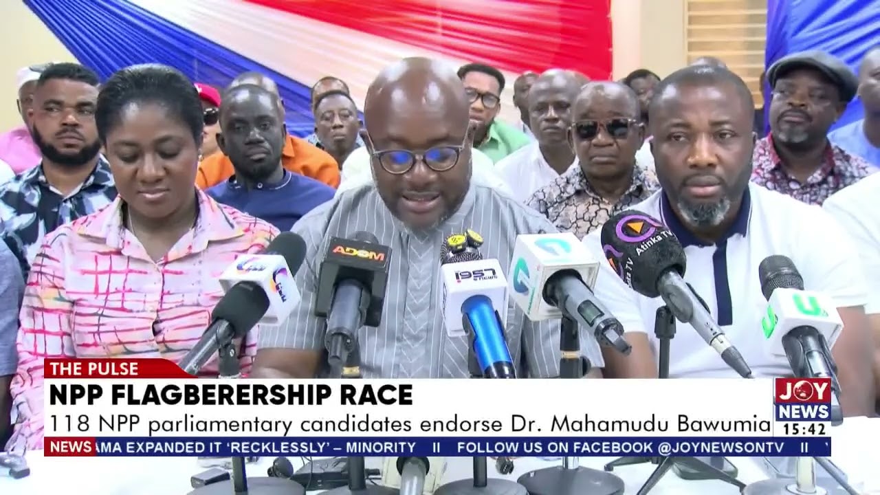 NPP Flagbearer Race: 118 NPP parliamentary candidates endorse Dr Mahamudu Bawumia