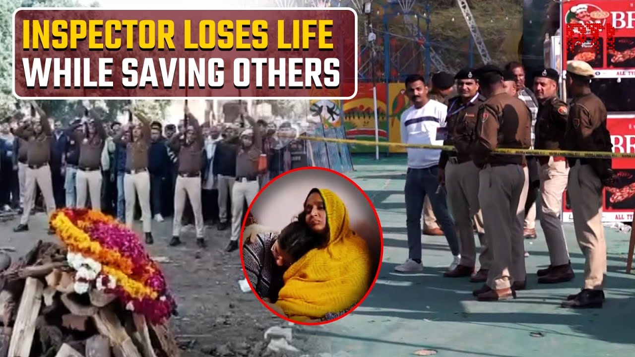 Surajkund mishap: Inspector Jagdish Prasad’s family mourns after he dies rescuing others