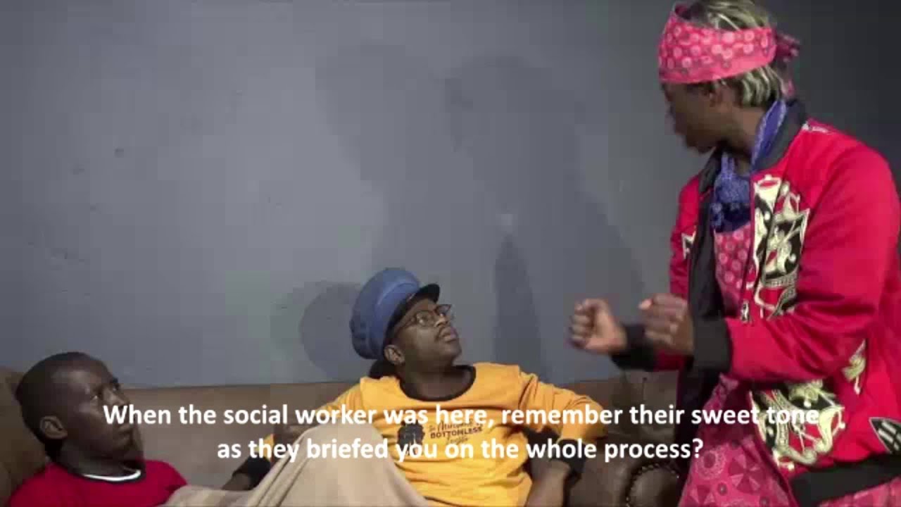 Smallz, S’lwane & Gogo - S’lwane chickens out.