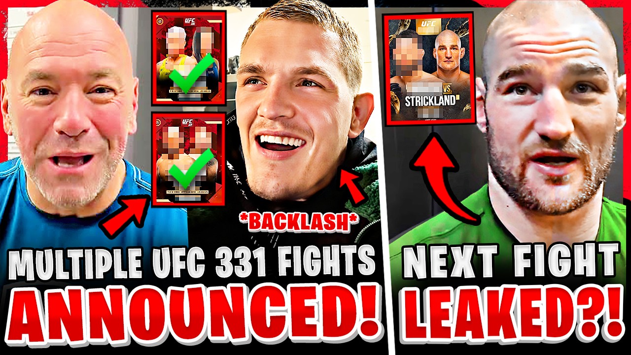 MULTIPLE UFC 331 FIGHTS REVEALED! Sean Strickland NEXT FIGHT LEAKED!? Ian Garry BACKLASH!