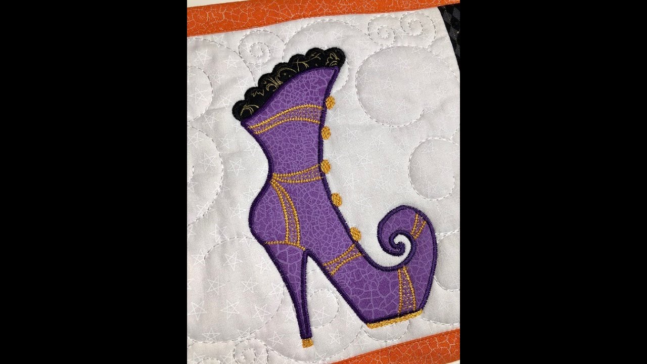 How to trace a embroidery machine design and create a Appliqué shape with BES4 software.