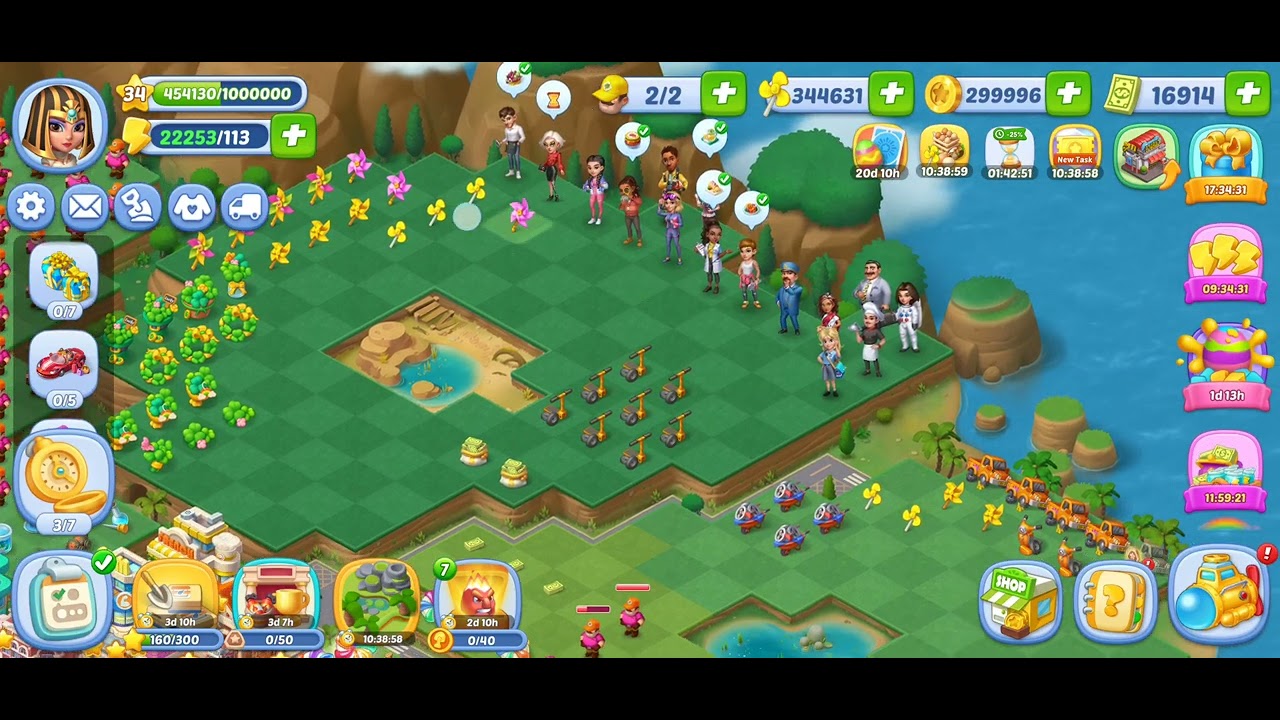Merge County Game Play Level 34 Clean Up! 002