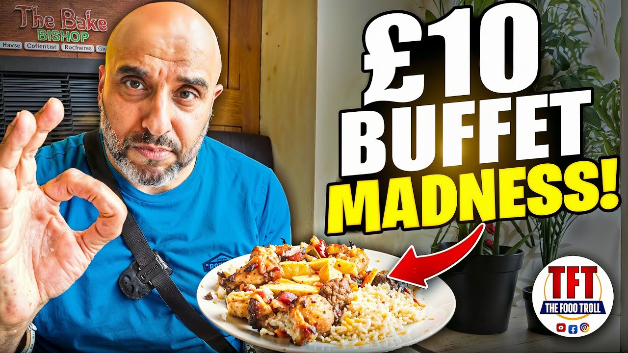 LEBANESE BUFFET for Just £10? | UNREAL Value at The Bake Bishop | FOOD REVIEW