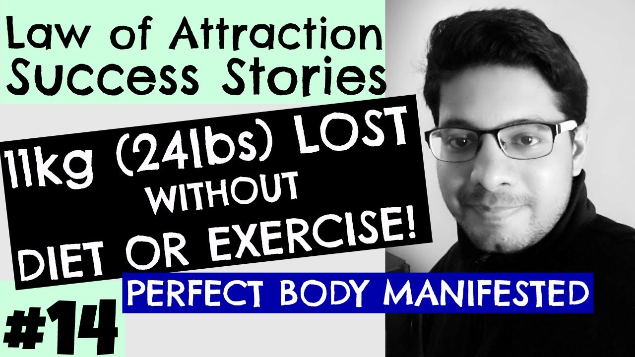 Law of Attraction Success Series #14 - Weight Loss WITHOUT Diet or Exercise (Losing Weight Easily)