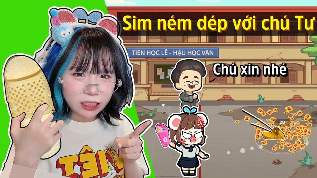 Simmy Đại Chiến Ném Dép Với CHÚ TƯ Trong Trò Chơi Tuổi Thơ 😜⁉️