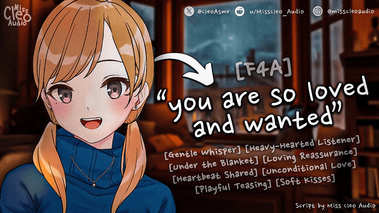 You are enough, my love [Heavy-hearted listener] | ASMR GF RP