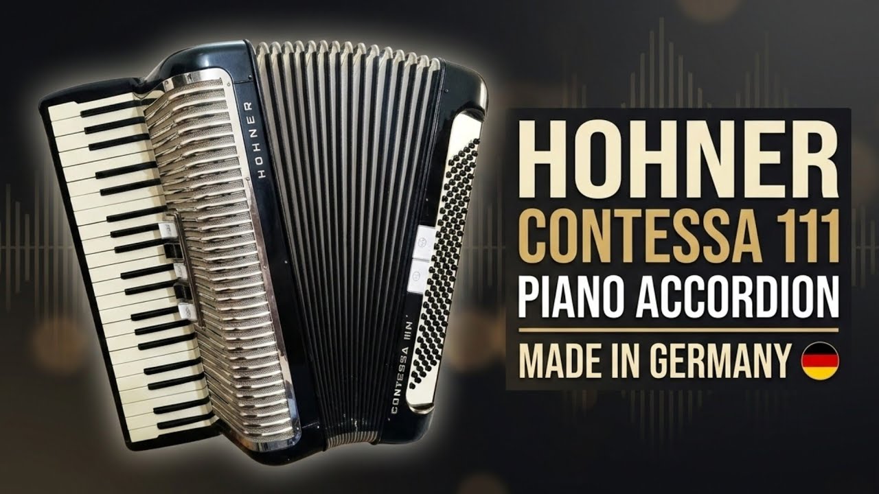 Hohner Contessa 111 Piano Accordion sound test | Classic German Tone & Build Quality