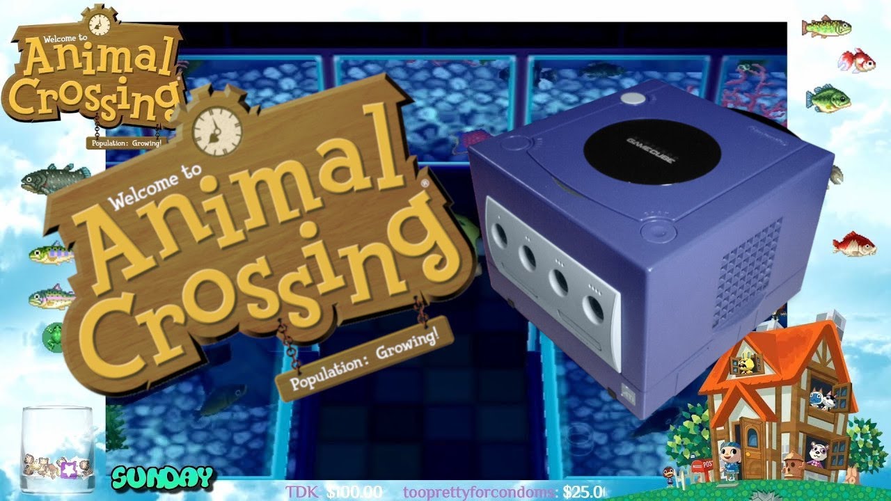 Lets Play Animal Crossing on the Gamecube - EP 8 - Month of May Fish After 4pm! Rainbow Trout!