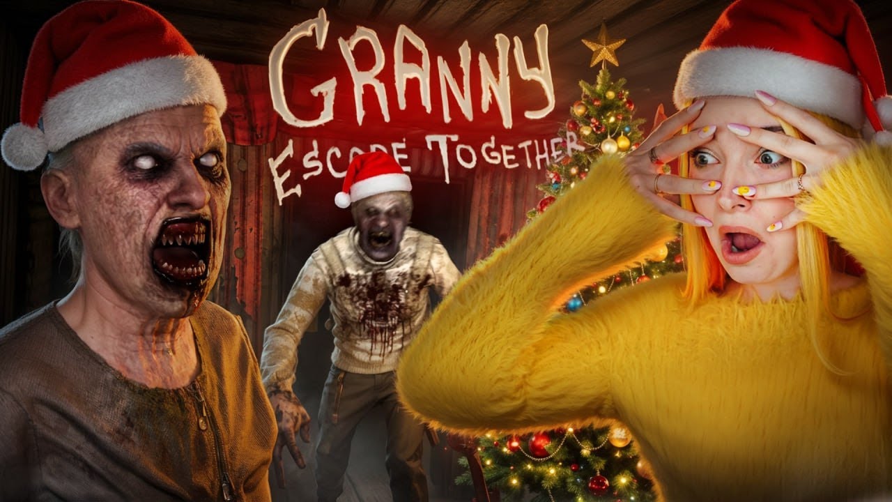 БАБКА ПОЗВАЛА ПРАДЗНОВАТЬ НОВЫЙ ГОД! ⛄ Granny: Escape Together
