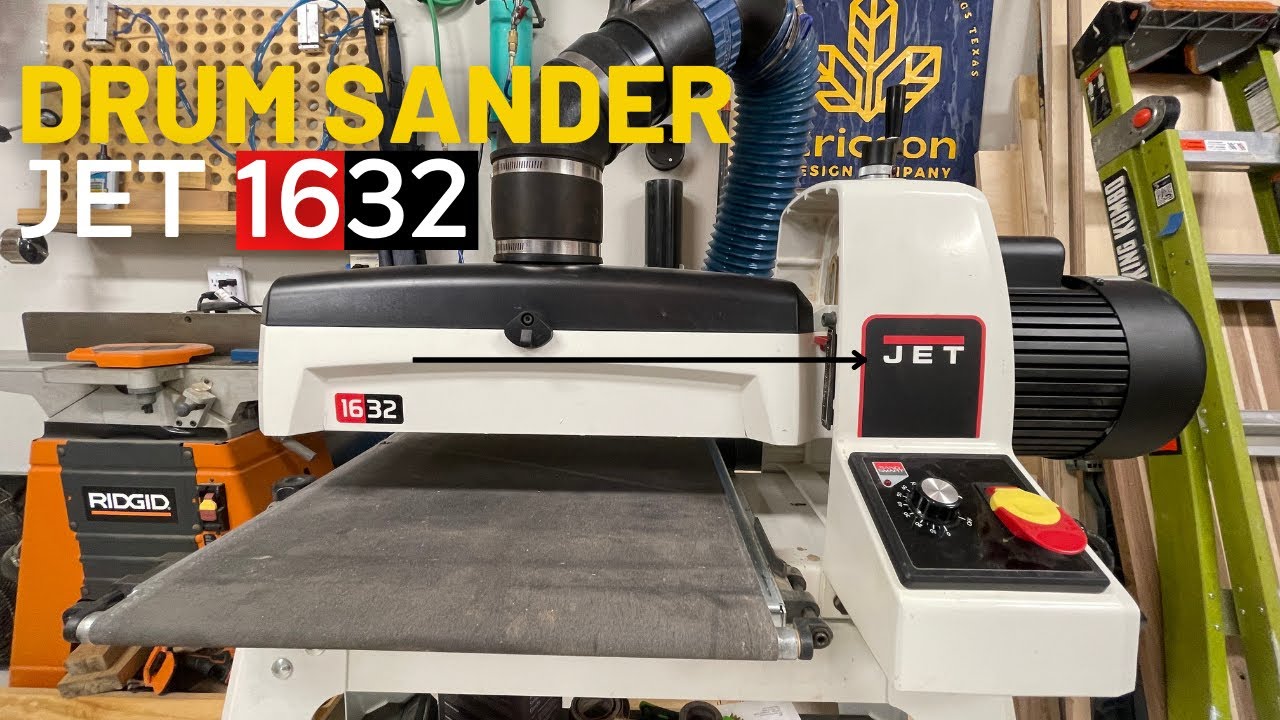 Drum Sander | Is It The Right Move For Your Shop | Jet 1632 | Woodworking Projects | Dust Collection