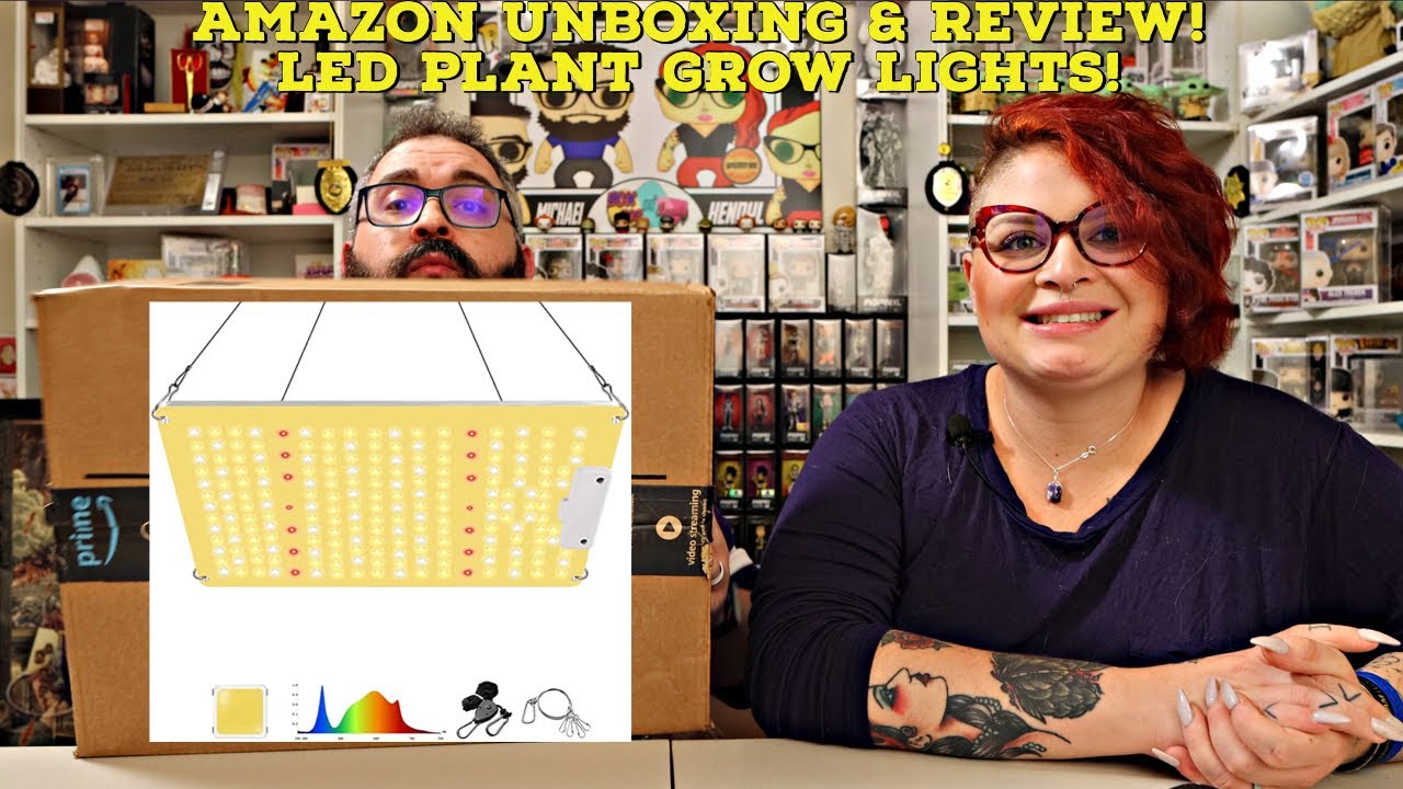 Amazon Unboxing Review - 1000W LED Houseplant Grow Lights Lamp Plant