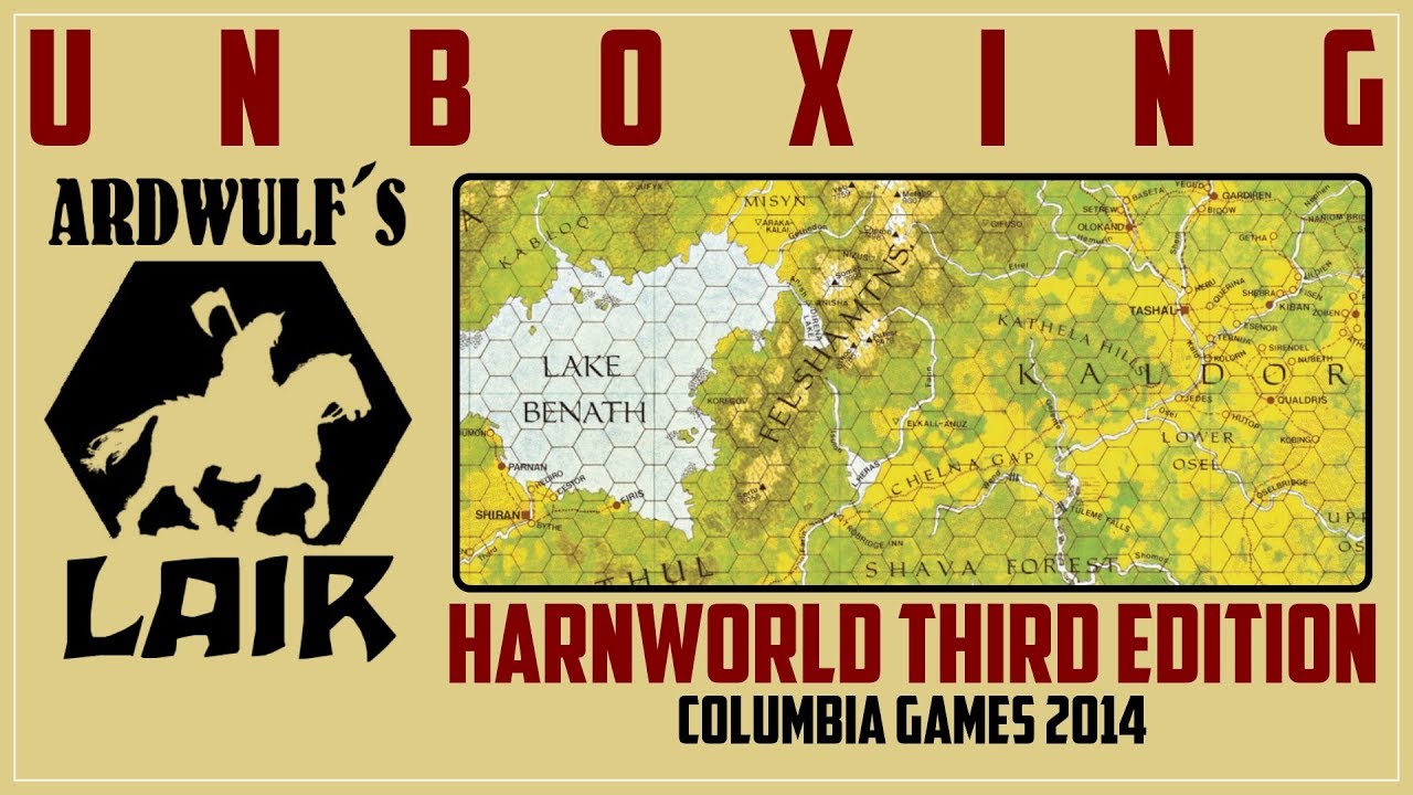 Unboxing HarnWorld Third Edition (Columbia Games 2014)
