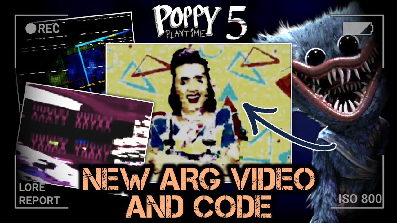 Poppy Playtime Chapter 5 - New Official ARG VIDEO with Mysterious Woman and Secret Code