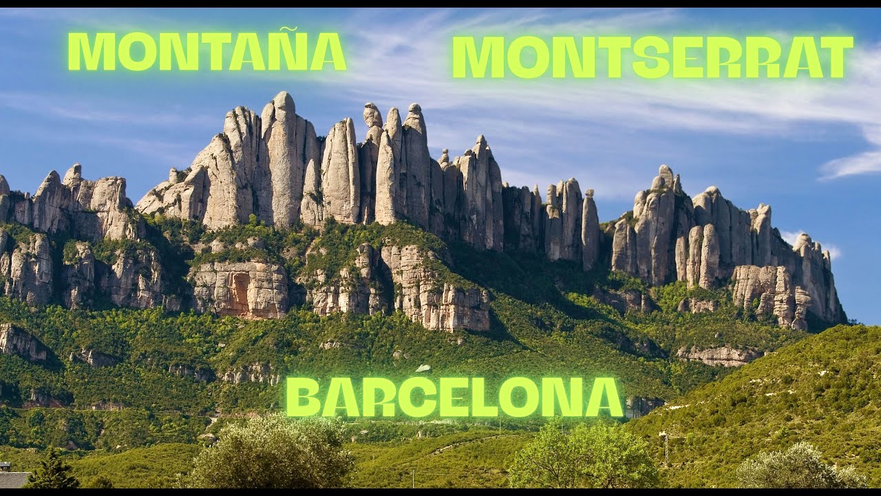 VISTAS PANORÁMICAS DE LA MONTAÑA DE MONTSERRAT BARCELONA