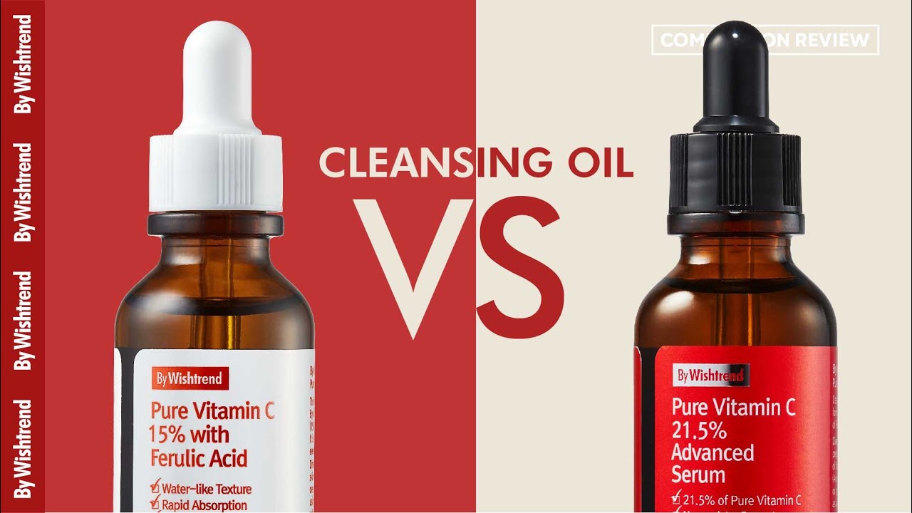 By Wishtrend Best Vitamin C Serum Comparison: 21.5% vs 15%