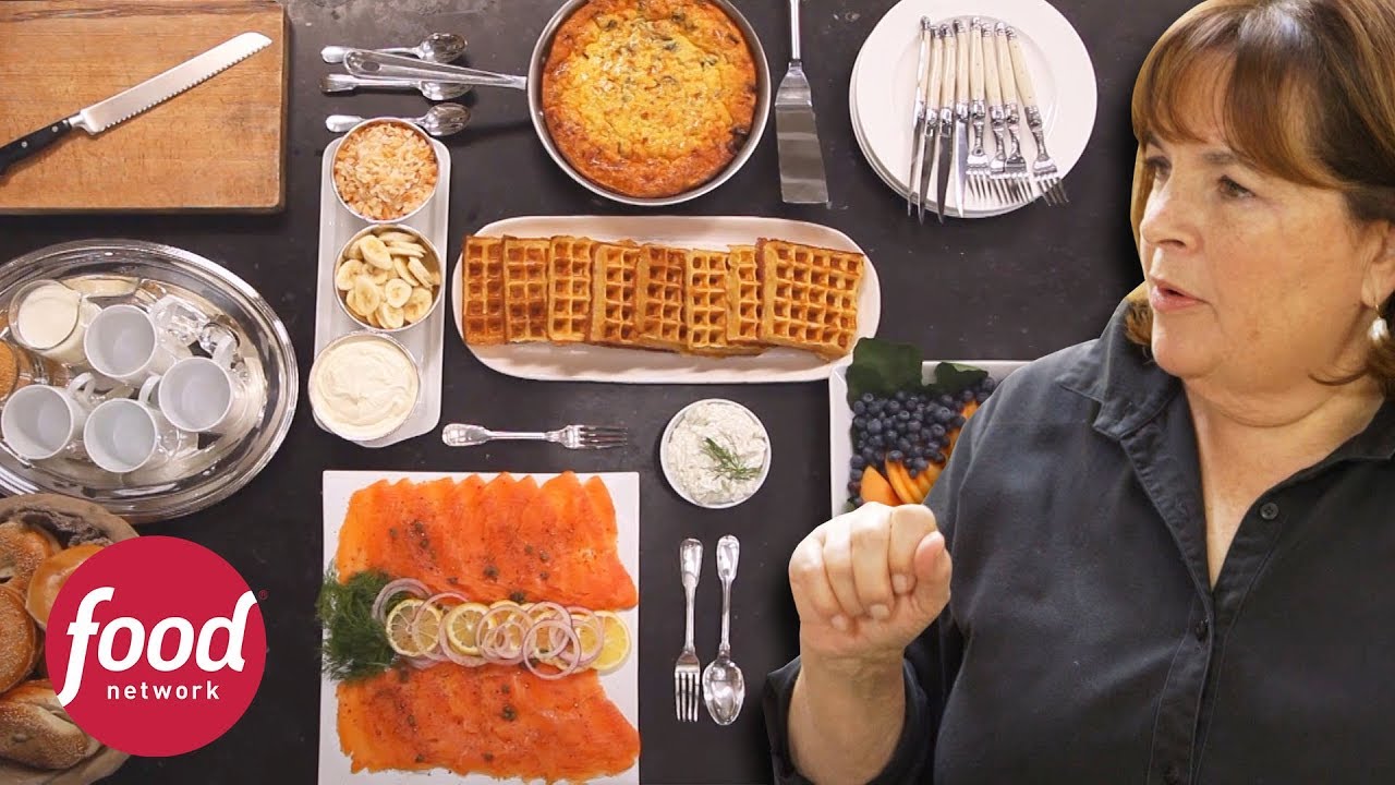 Waffles com salmão | Receitas da Ina: De Volta ao Básico | Food Network Brasil