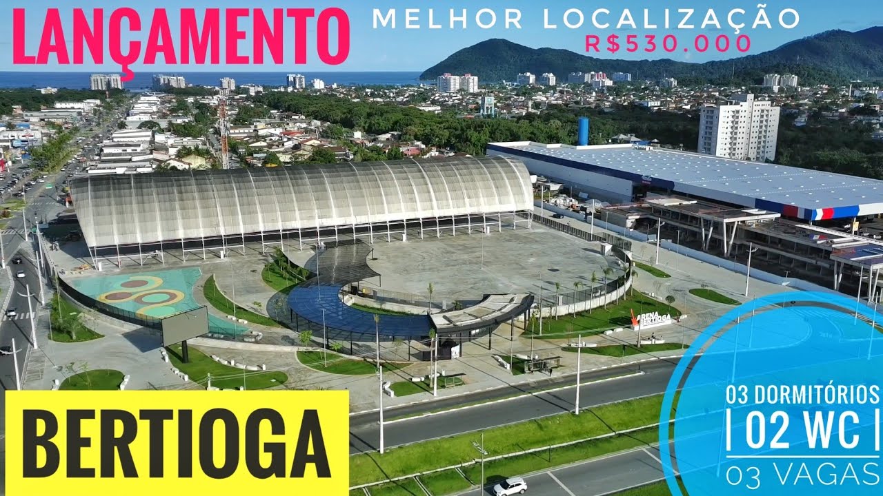 CASA NOVA A VENDA  EM BERTIOGA - 03 DORMITÓRIOS | 03 VAGAS. R$530.000