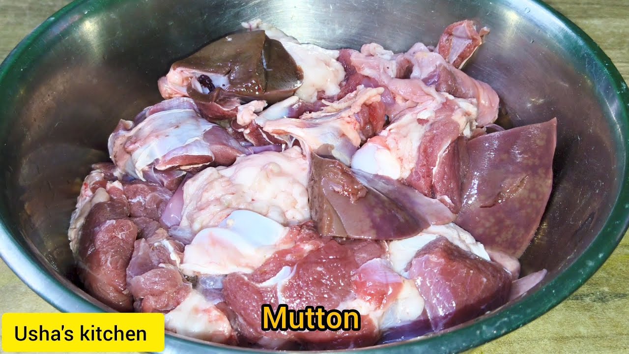 Bihari Style Mutton Curry !! Testy mutton recipe by Usha's kitchen 