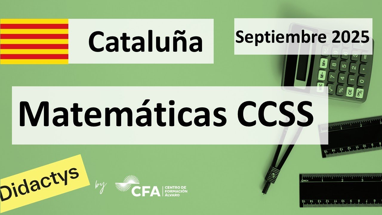 🚀MATEM&Aacute;TICAS CCSS SEPTIEMBRE 2025 ▶️ Examen Selectividad PAU✔️CATALU&Ntilde;A