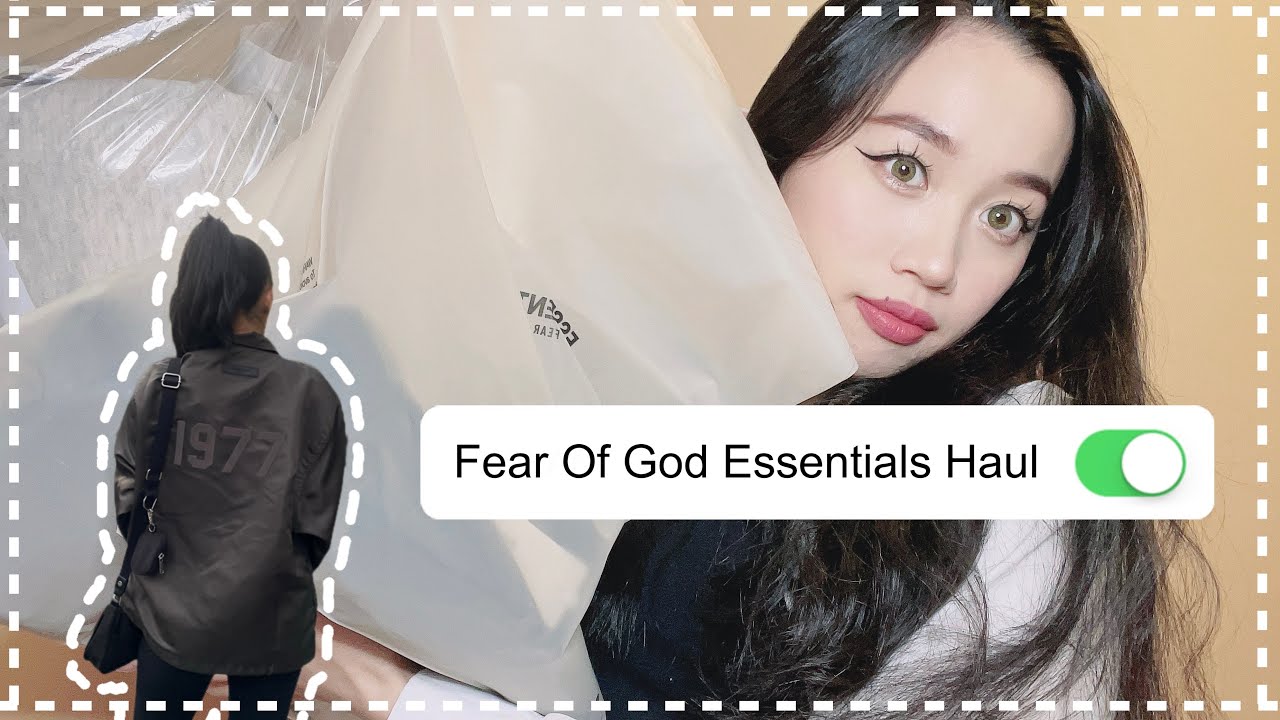 I Tried Fear of God Essentials KIDS collection!