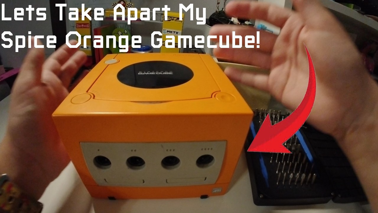 Let's Open and Clean My Spice Orange Gamecube!