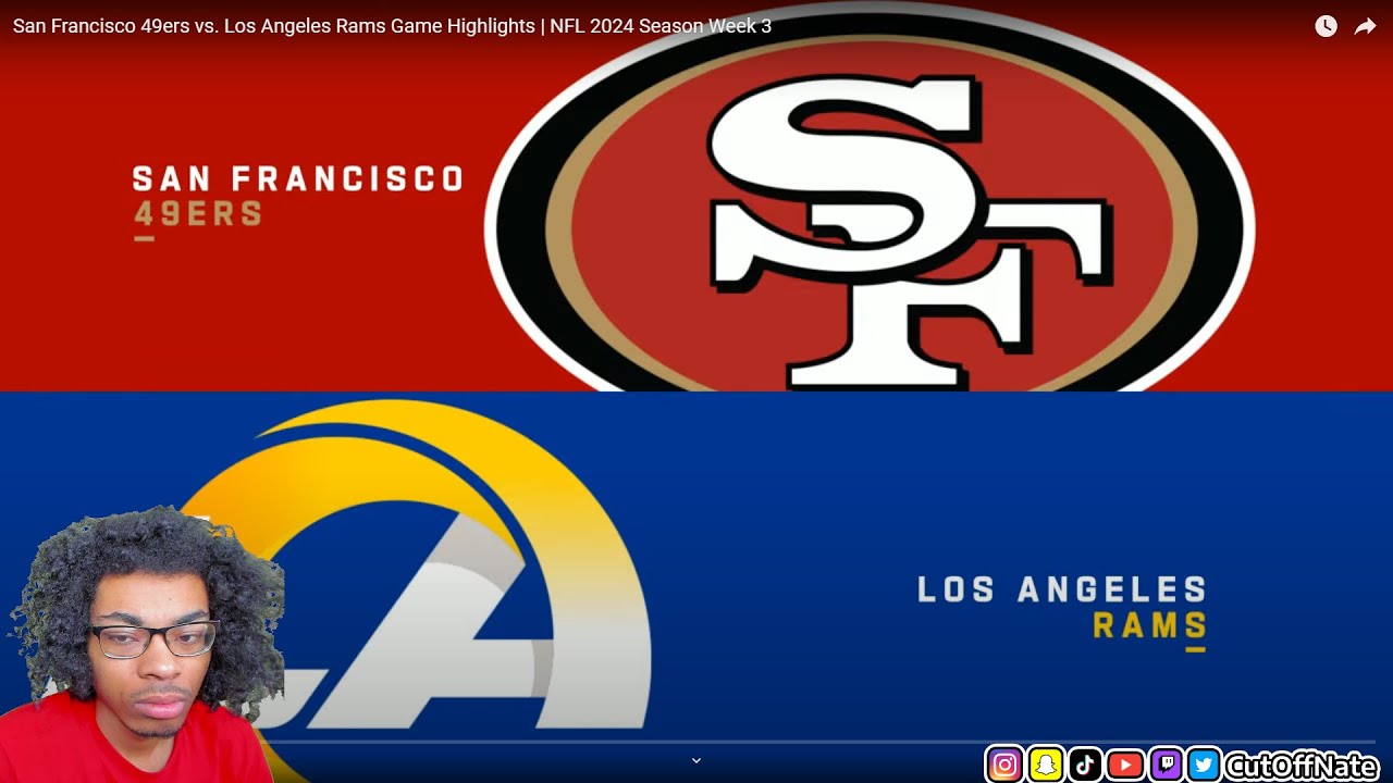 HOW DID WE LOSE! San Francisco 49ers vs. Los Angeles Rams Game Highlights | NFL 2024 Season Week 3