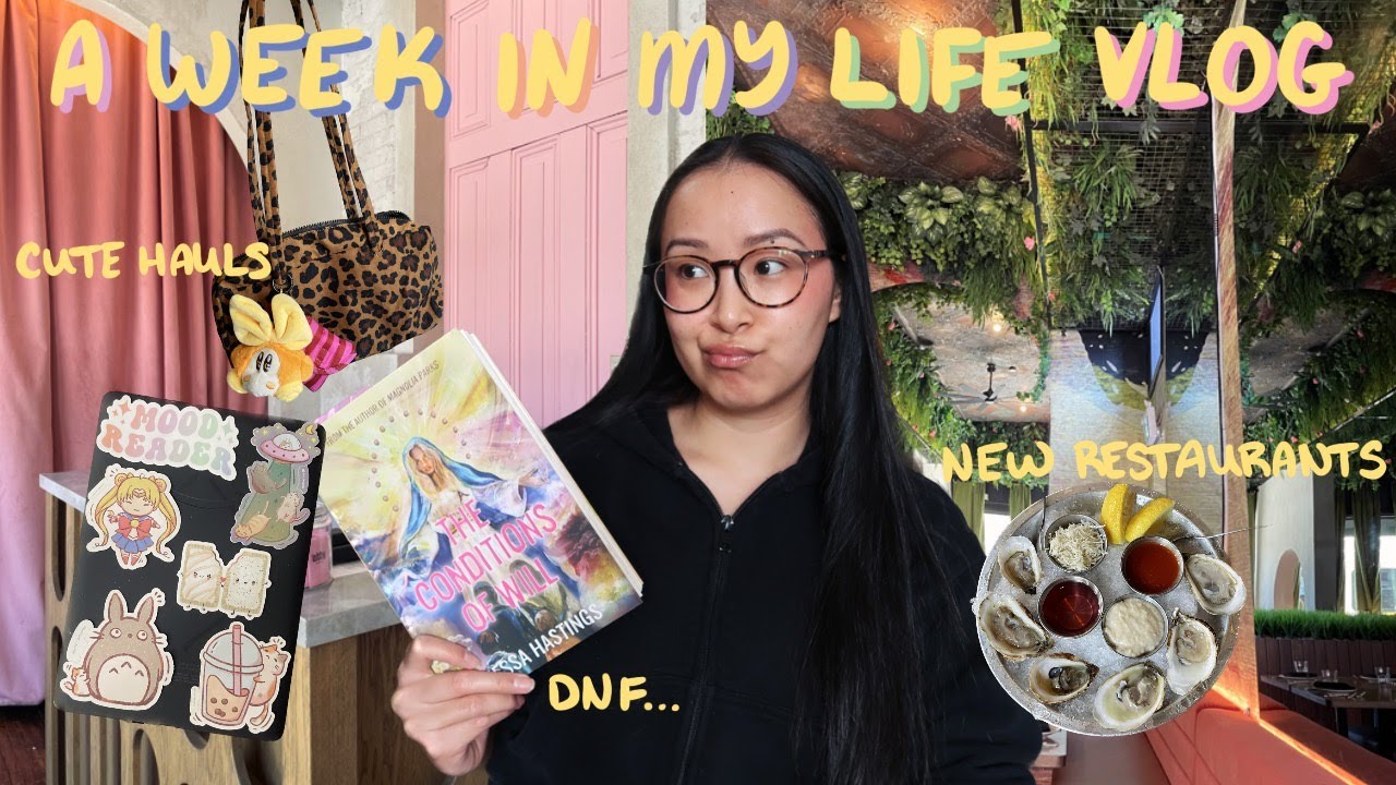Week In My Life Vlog! || cute hauls, new restaurants, reading vlog & more