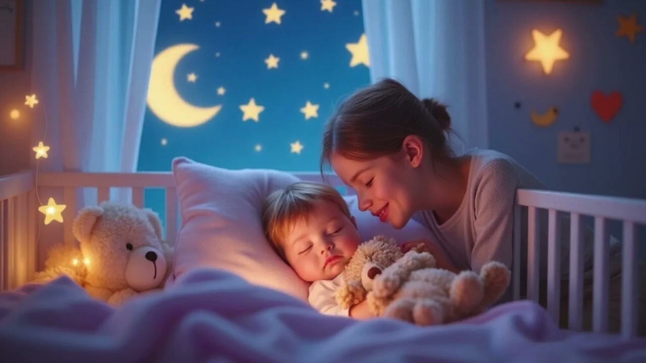 Safe in God's hands; He will keep you safe and warm. Baby Bedtime Lullaby.