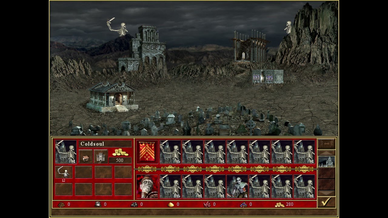 HoMM III Soundtrack - Necropolis (extended)
