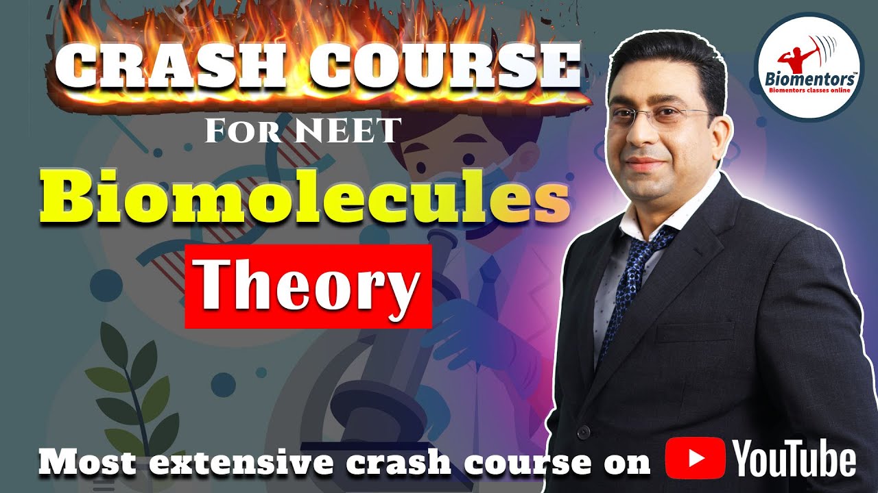 NEET l Biology l Biomolecules l Theory l Most extensive crash course on YouTube