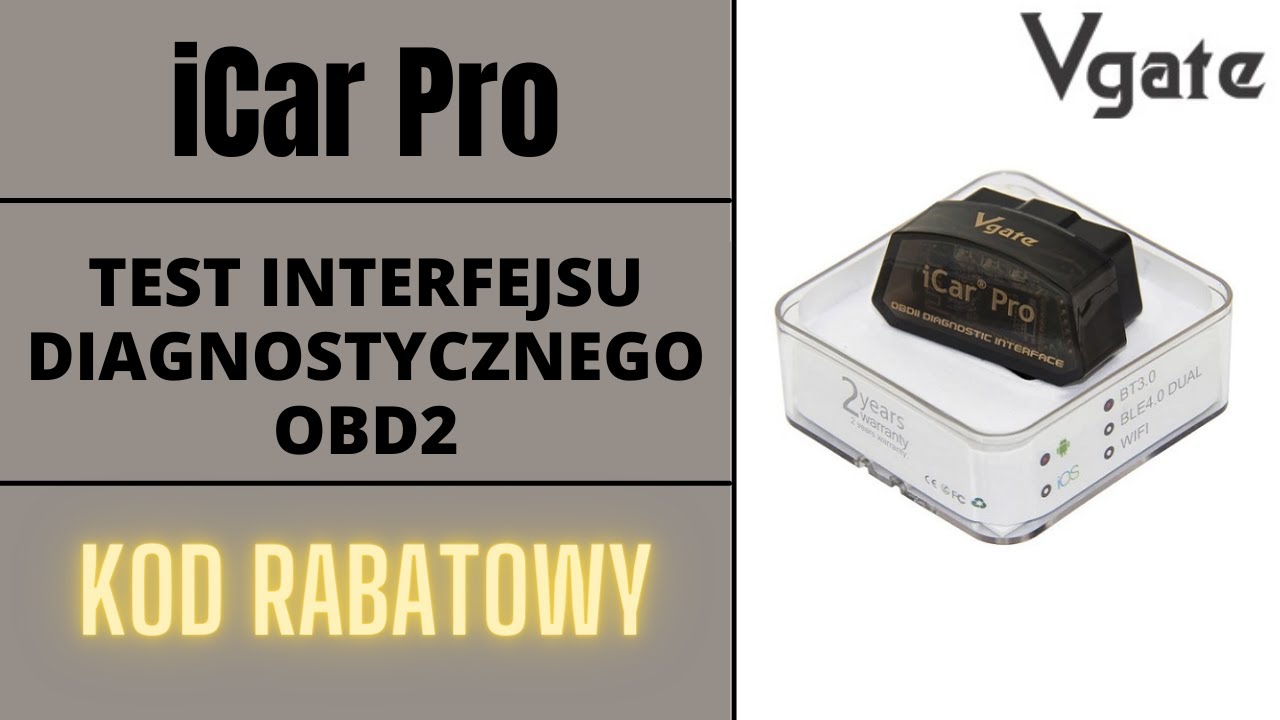 TEST | Interfejs diagnostyczny bluetooth - iCar Pro