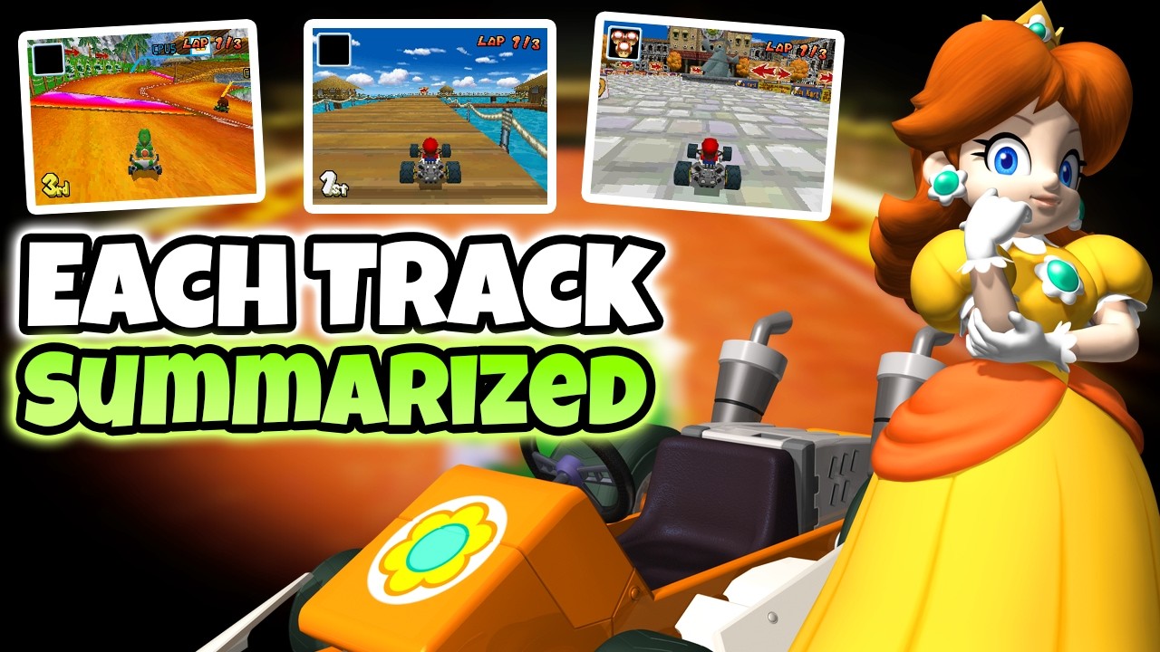 Every Mario Kart DS Track Summarized in 6 Minutes