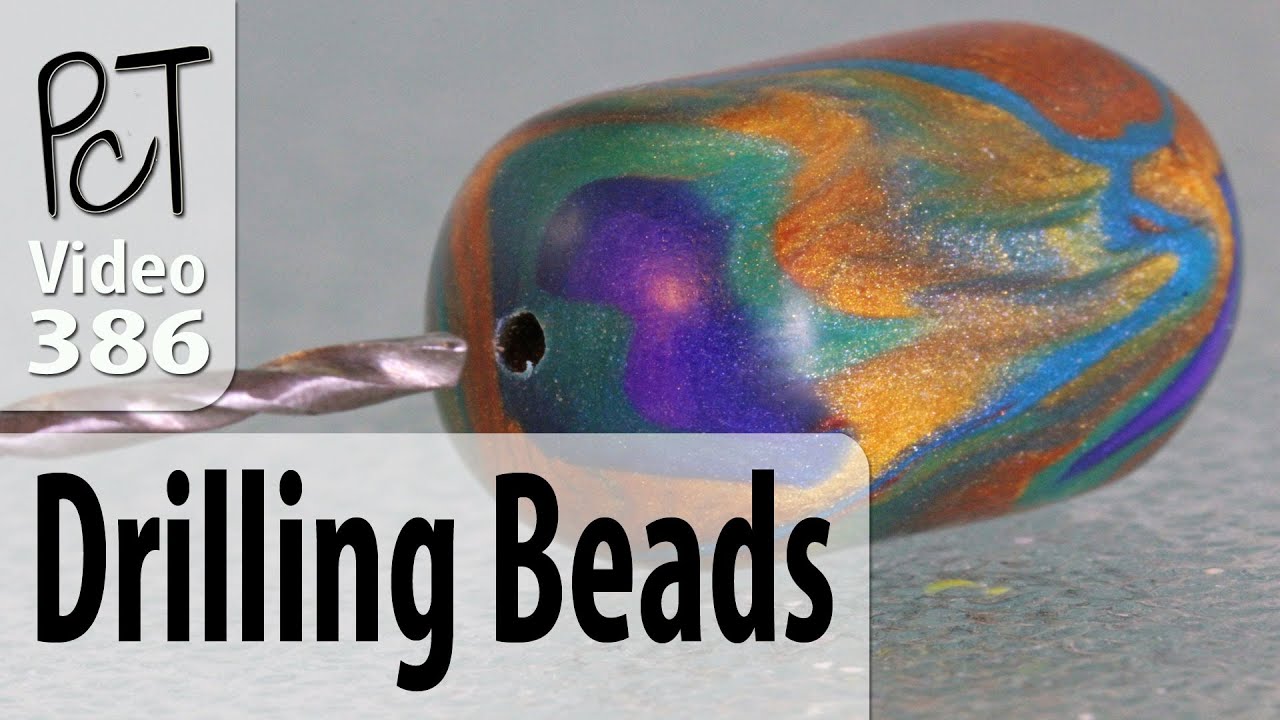Drilling Polymer Clay Beads