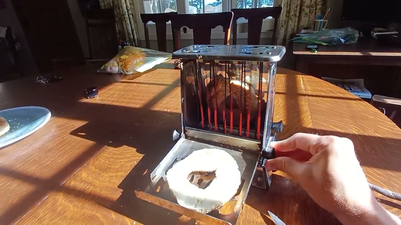 cool tech from the past: a 1920s era flip toaster