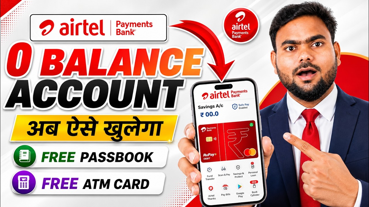 How to Open an Airtel Payments Bank Savings Account | Open Airtel Payments Bank Account Online