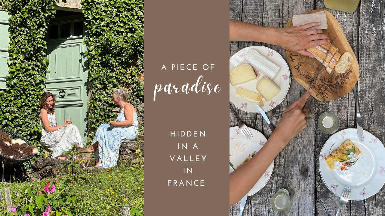 Paradise hidden in a valley in the French Aveyron