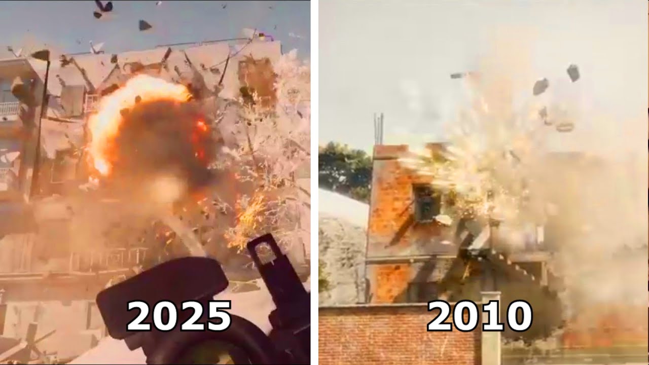 New EA game vs Old EA games - Destruction Comparison