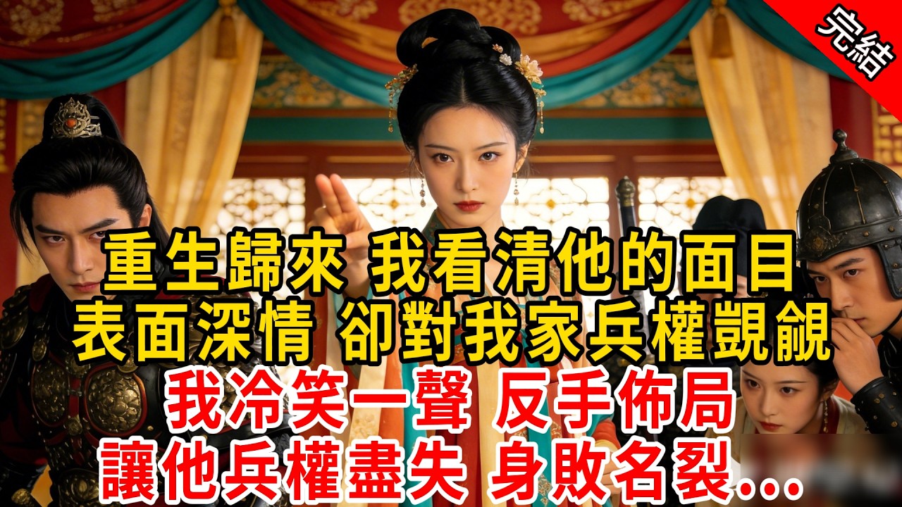 重生歸來 我看清他的面目，表面深情 卻對我家兵權覬覦；我冷笑一聲 反手佈局，讓他兵權盡失 身敗名裂...#原创 #古言 #小说 #重生 #爽文