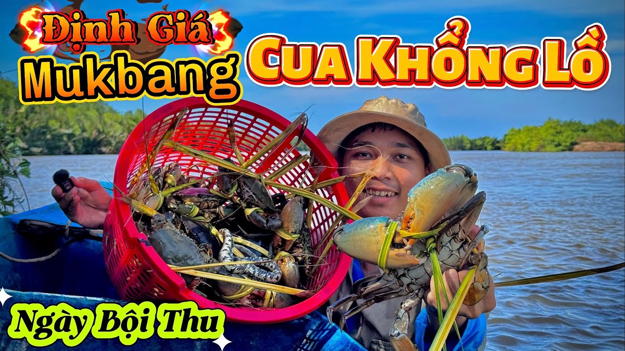 Hôm Nay May Mắn Bắt Được Đầy Cua To Có Một Con Khổng Lồ, Tôi Đã Mang Nó Đi Định Giá Và Làm Thịt Nó
