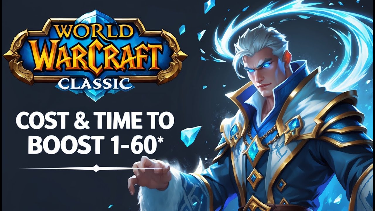 Cost & Time Required To Get Boosted LVL 1-60   | Wow Classic