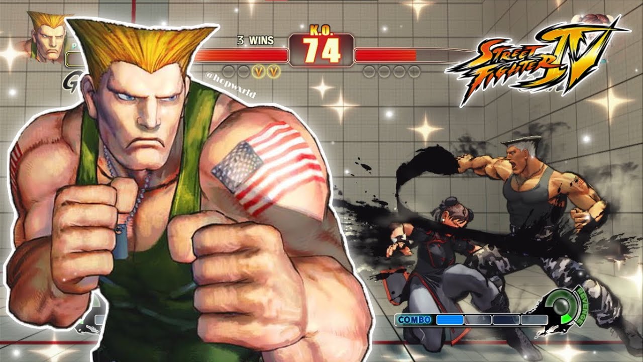 Guile vs Chun-Li (Highest Difficulty) | Street Fighter IV