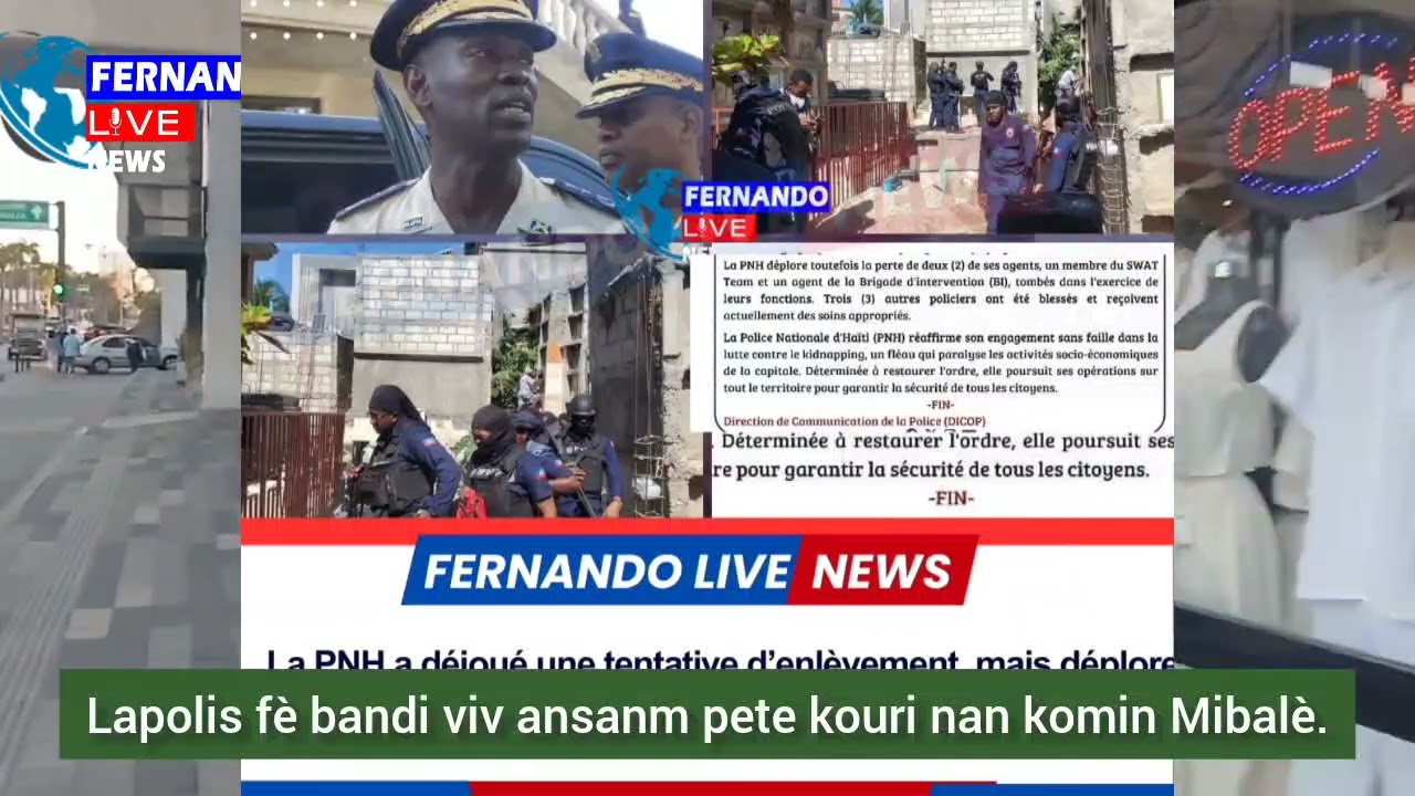 🚨🇭🇹⛳🇭🇹📍🚨 Lapolis fè Bandi Viv Ansano pete kouri nan Mirebalais 🇭🇹⛳🚨