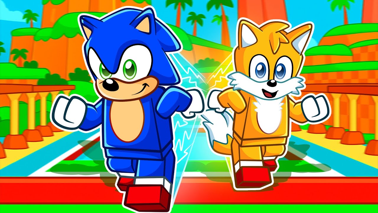 SONIC e TAILS viraram LEGO no Roblox!!!