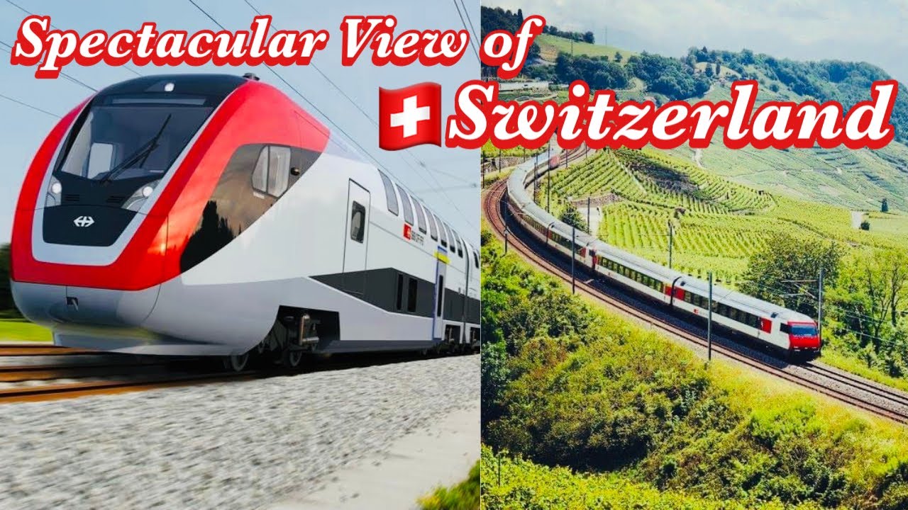 🇨🇭 St. Gallen to Geneva Train journey with spectacular view of Switzerland  | Swiss View