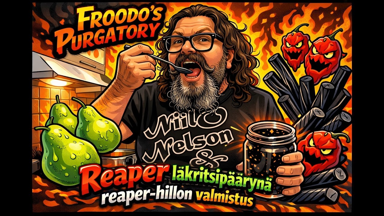 Froodo's Purgatory Reaper lakritsipäärynä reaperhillon valmistus
